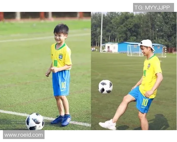 足球巨星带儿子畅玩绿茵场尽显父爱与亲子情深